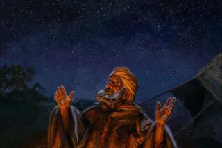 God tells Abram his descendants will be as numerous as the stars
