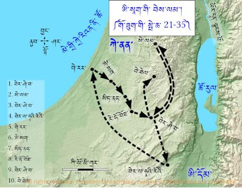 Fig 6 Isaac's Journeys